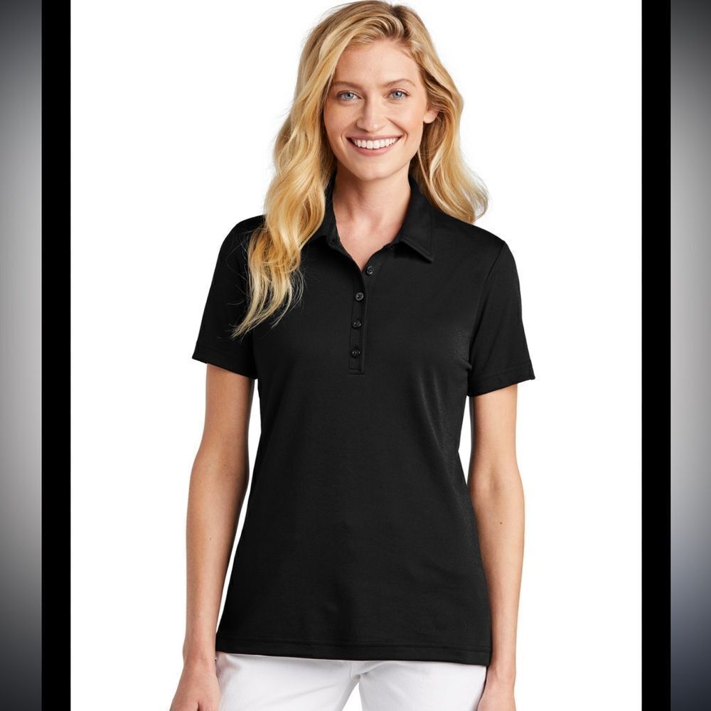 Travis Mathew featherweight Pima cotton active polo small s black golf